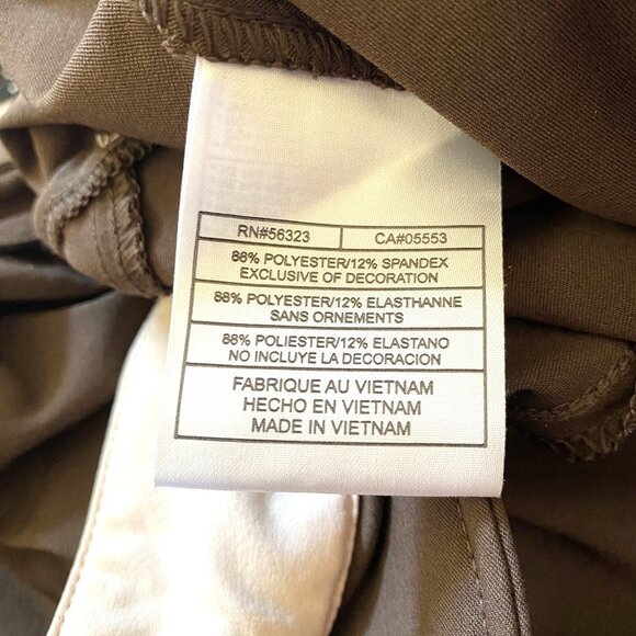 Y2K Nike Lightweight Dri-Fit Brown Pink Cargo Trousers Adjustable Waist Pants L - Picture 5 of 9